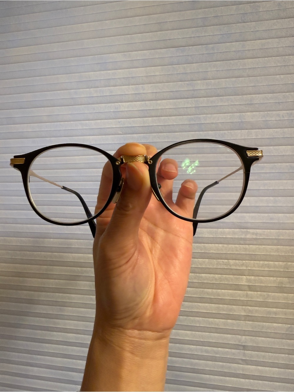 DITA United black and 12k gold glasses frame EUC